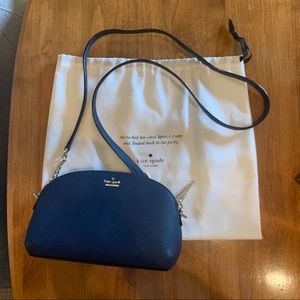 Navy Kate Spade spencer small dome
